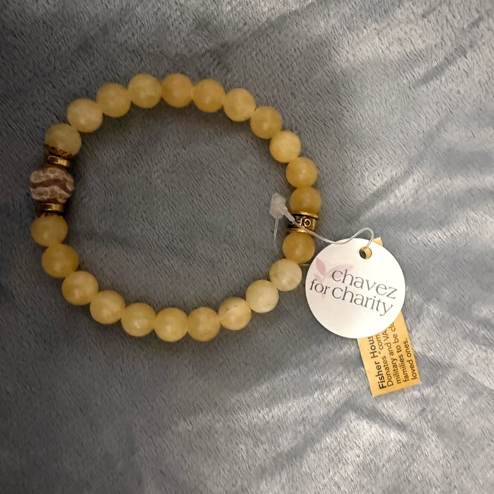 Signature Yellow Beaded Bracelet